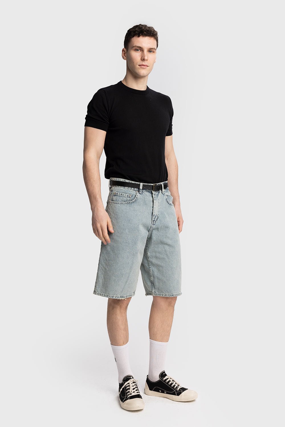 DENIM SHORTS - BLUE