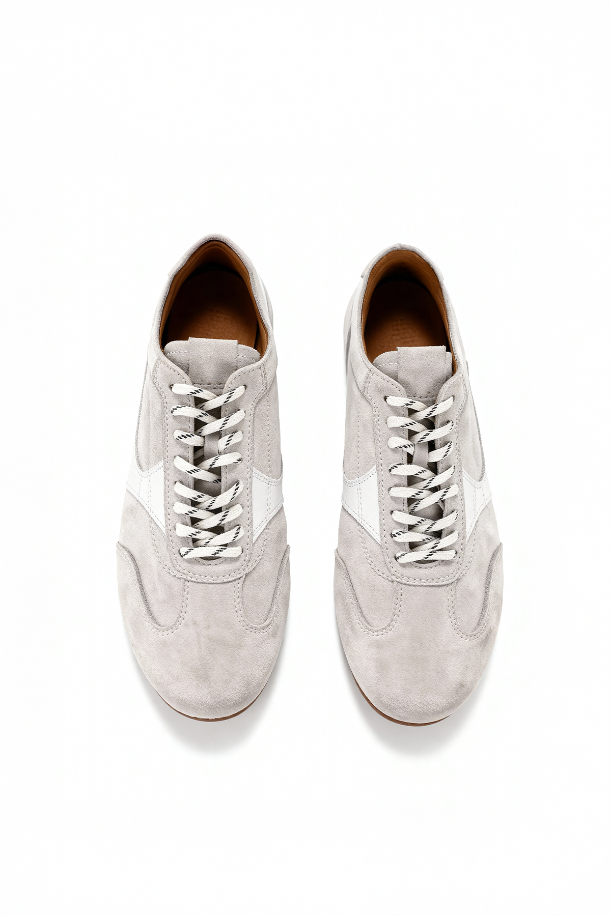 PARÇALI DERİ BEYAZ AYAKKABI