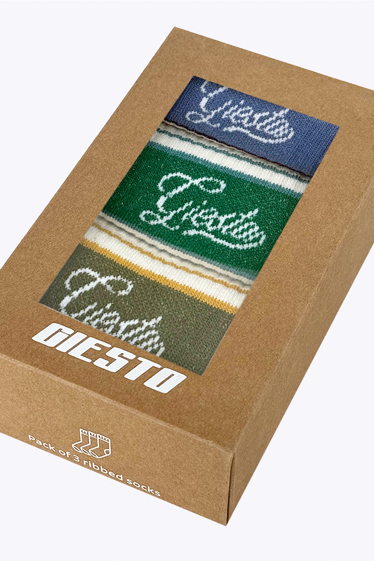 3'LÜ GIESTO RENKLİ ÇORAP PAKETİ