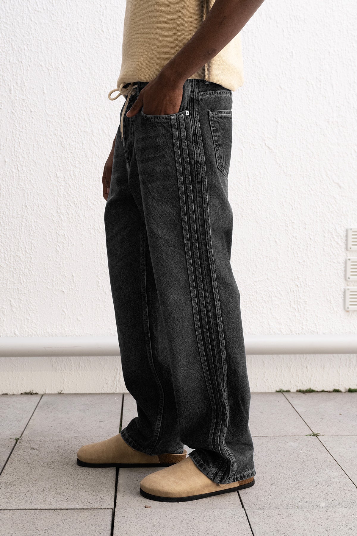 BAĞCIKLI BAGGY ANTRASİT JEAN GIESTO