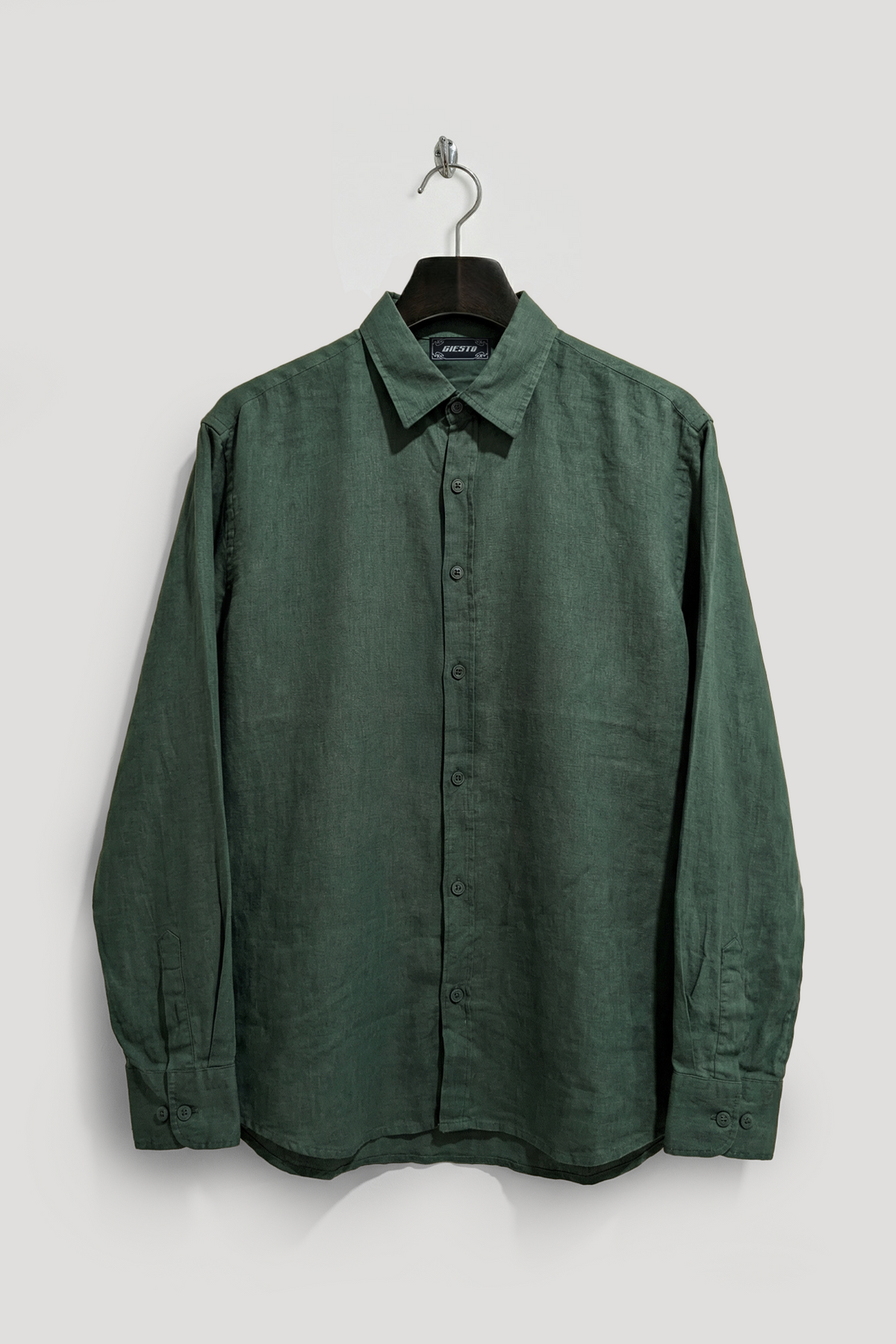 %100 KETEN OVERSIZE ZÜMRÜT YEŞİL GÖMLEK · 5