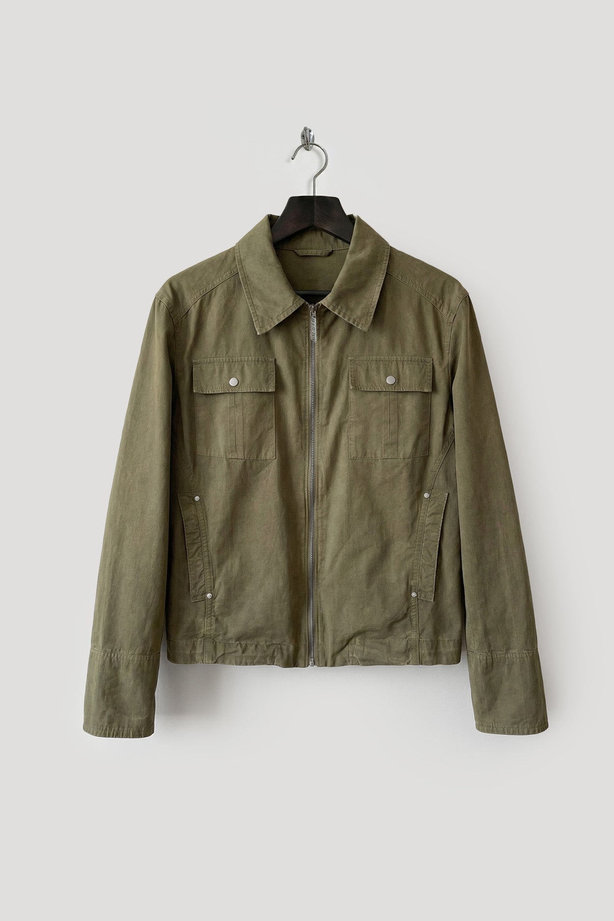 EFEKTLİ FERMUARLI HAKİ CEKET