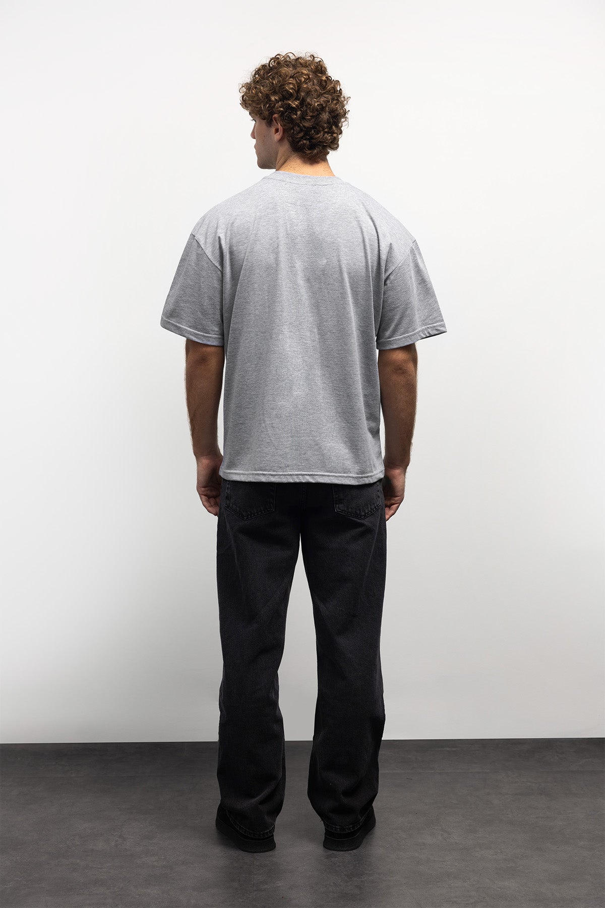 BASIC KISA KOL T-SHIRT - GRİ - T-SHIRT