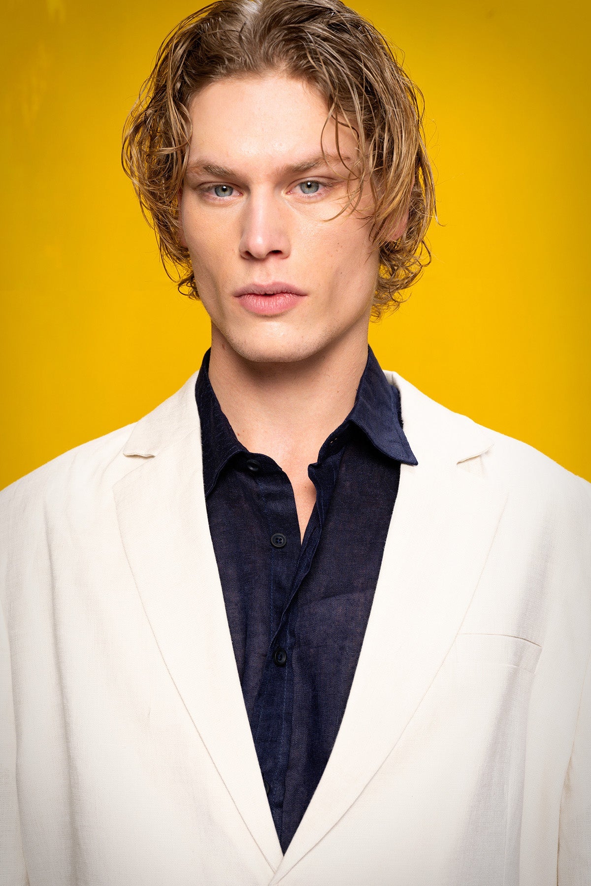 100% LINEN WHITE JACKET