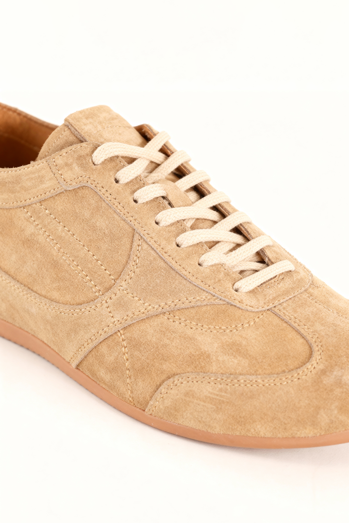 PARÇALI DERİ BEJ AYAKKABI