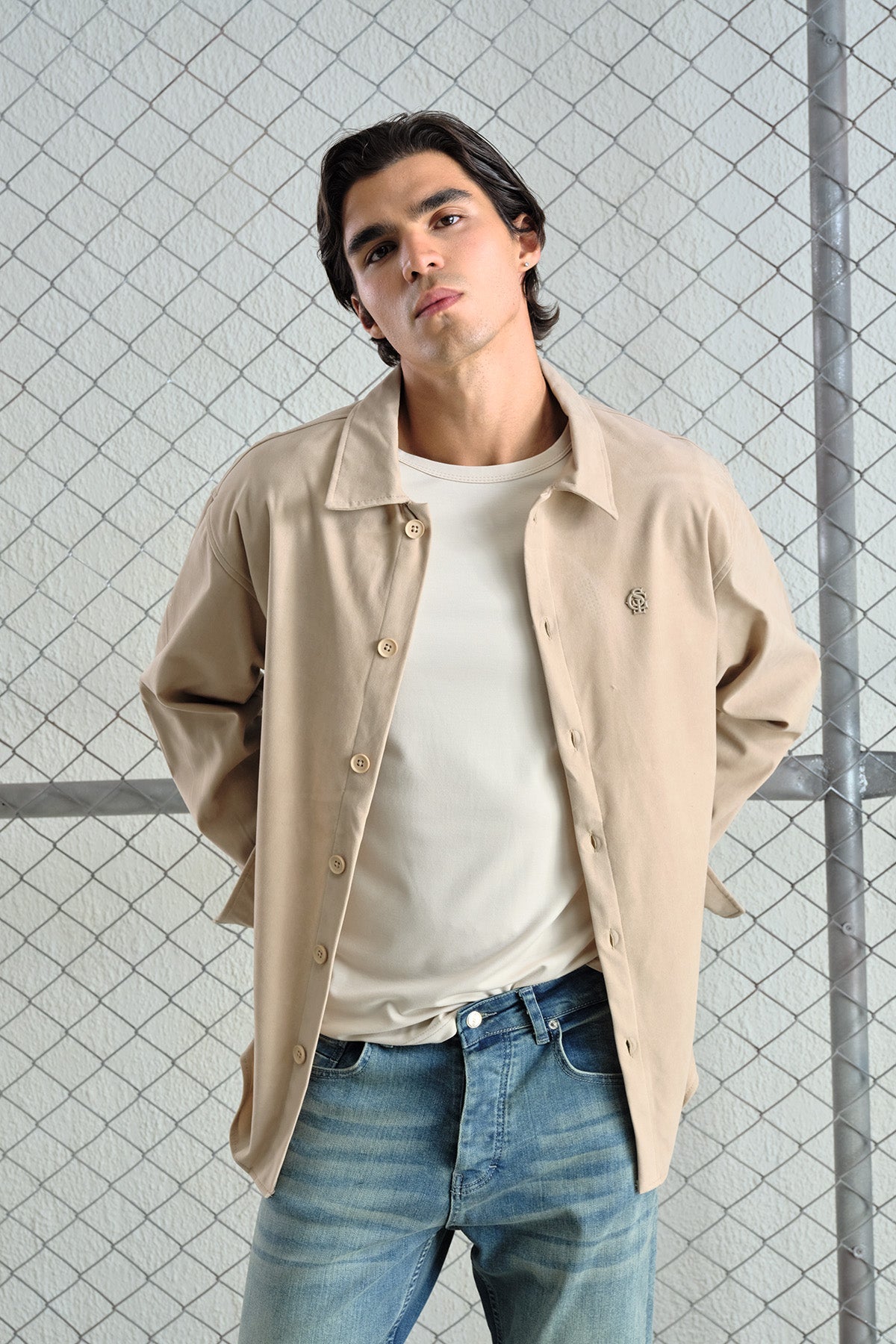SUEDE BEIGE SHIRT