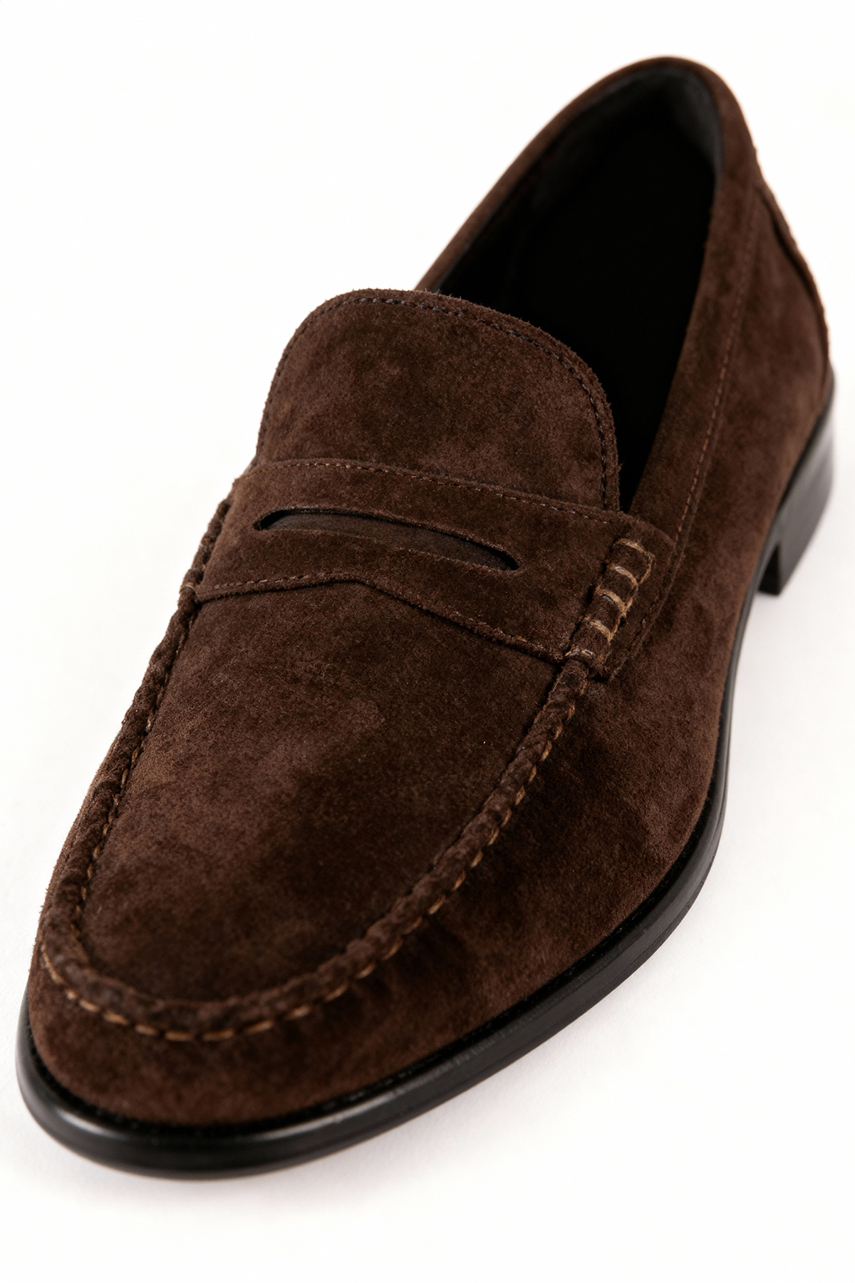 SÜET KAHVERENGİ LOAFER