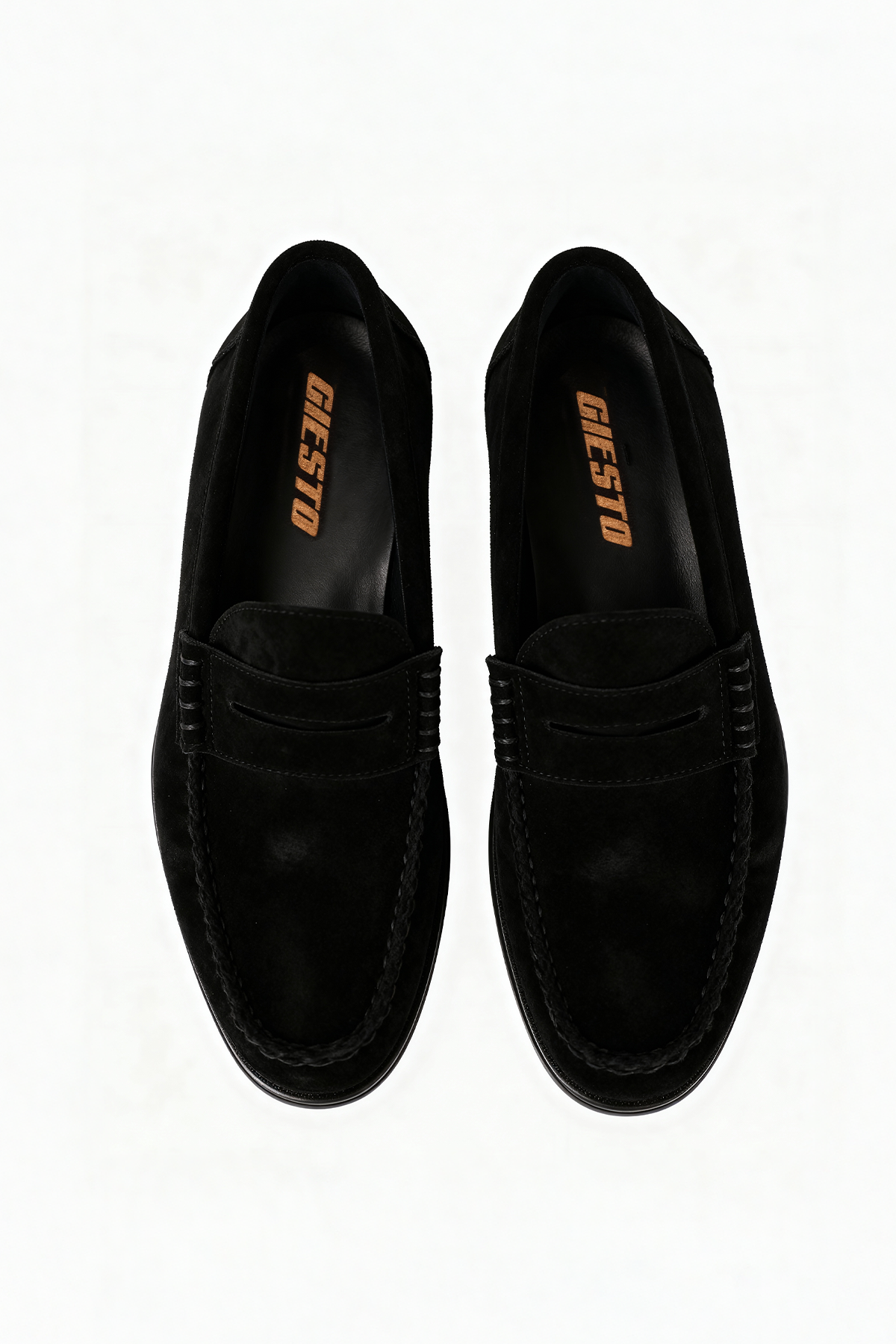 SUEDE BLACK LOAFER