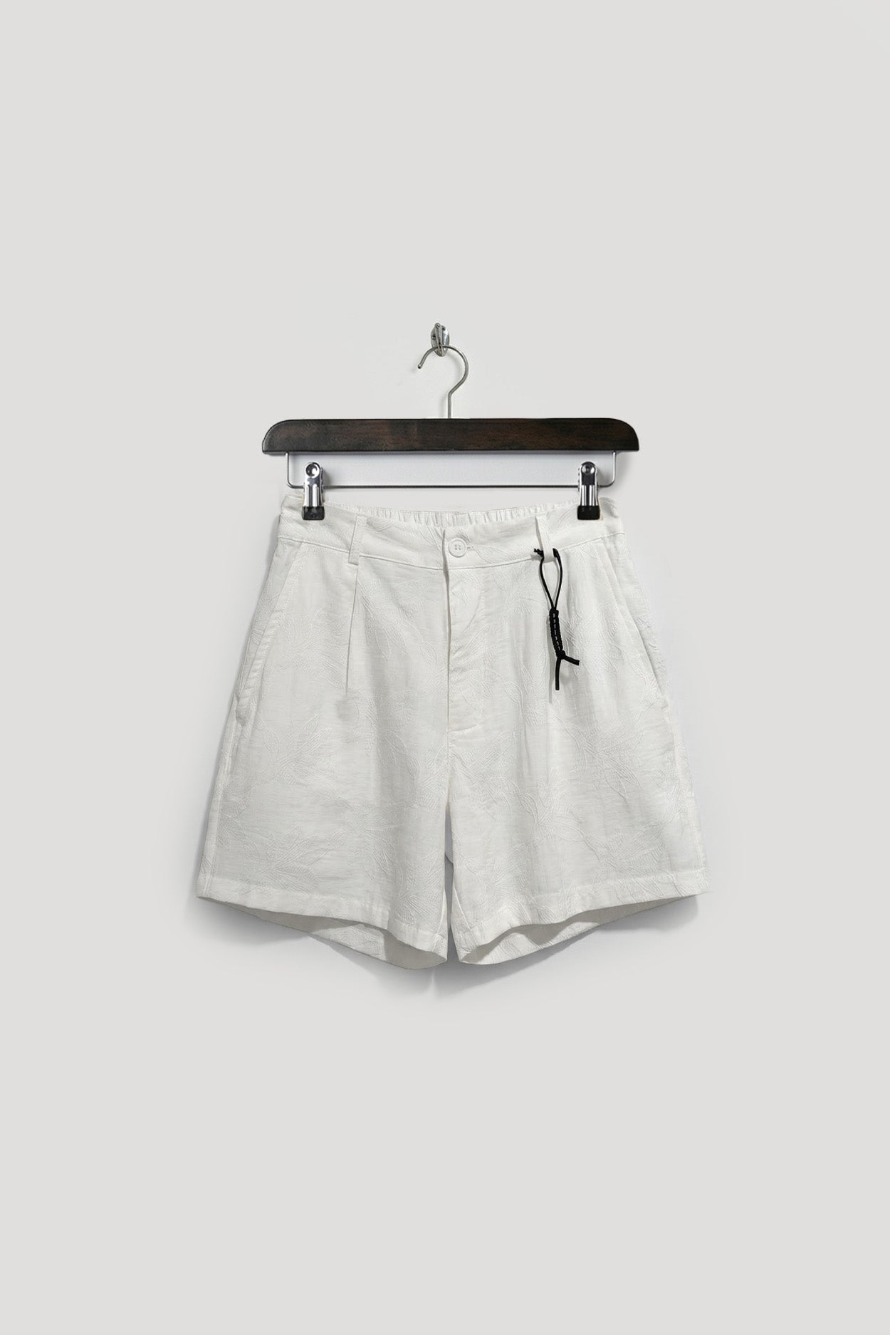 ÇİÇEK DESENLİ EKRU ŞORT