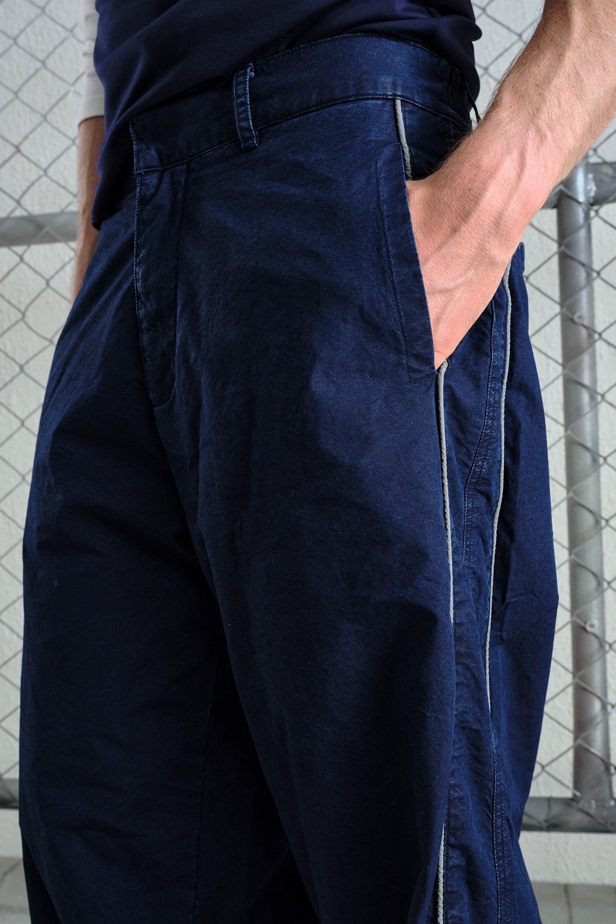 YIKAMALI TRACK LACİVERT PANTOLON