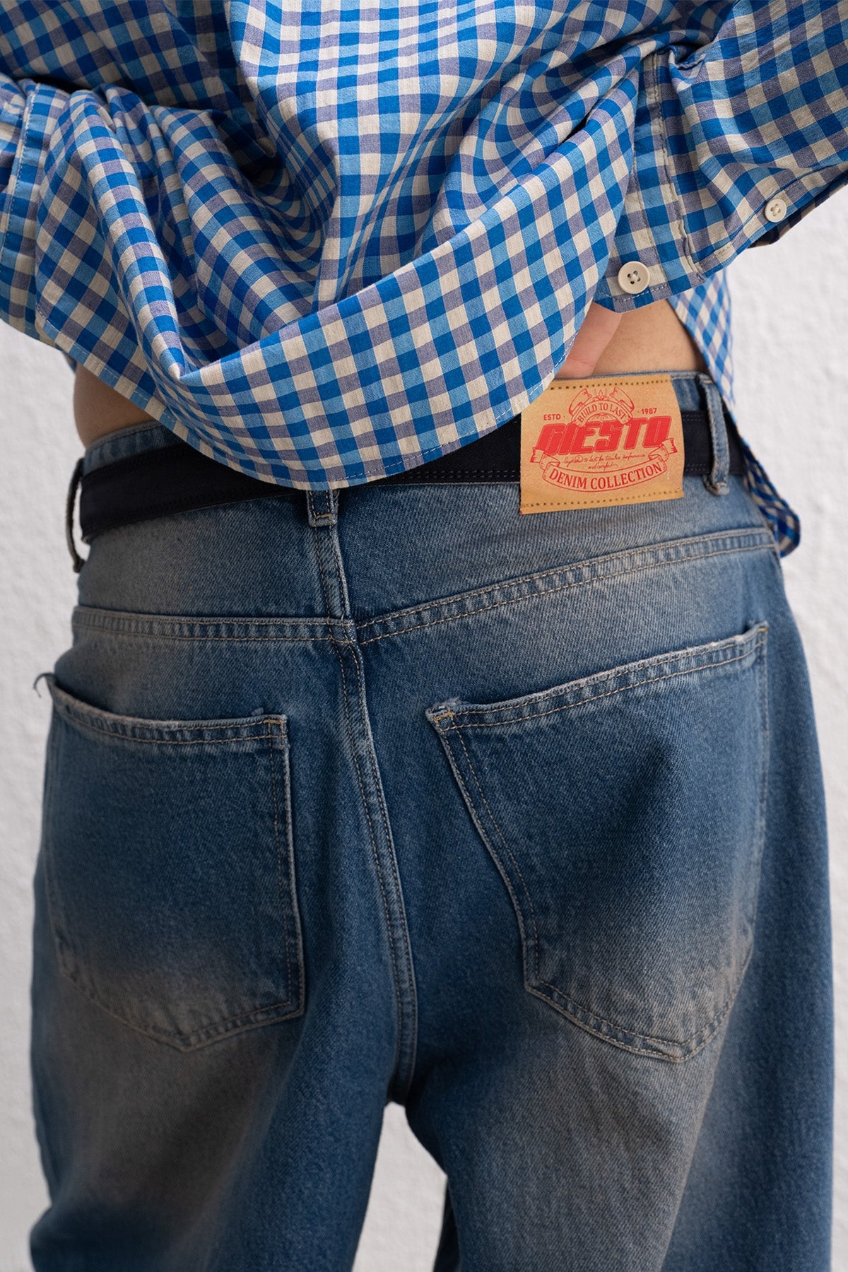 BAGGY FIT MAVİ JEAN GIESTO