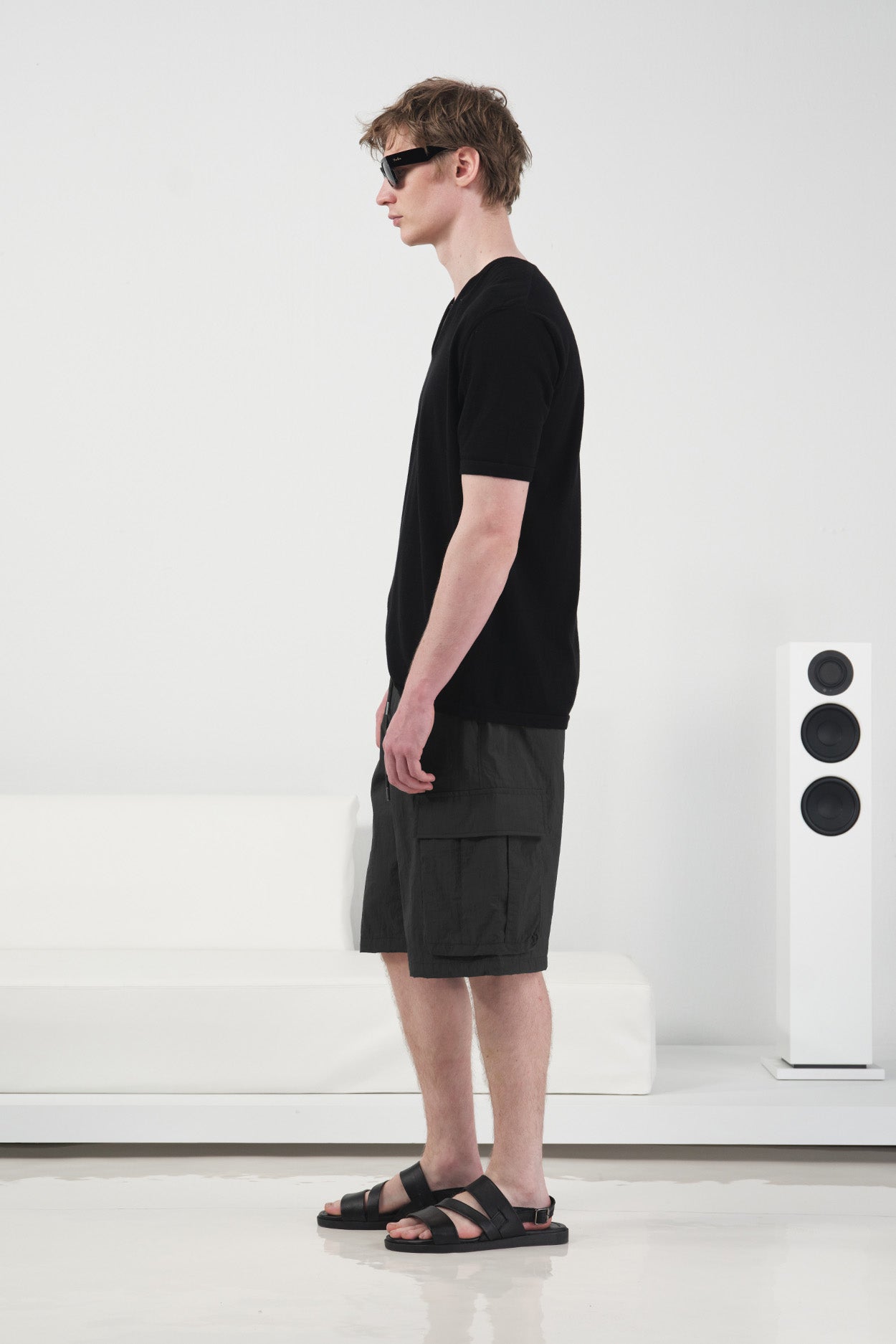 KARGO CEPLİ ANTRASİT PARAŞÜT ŞORT