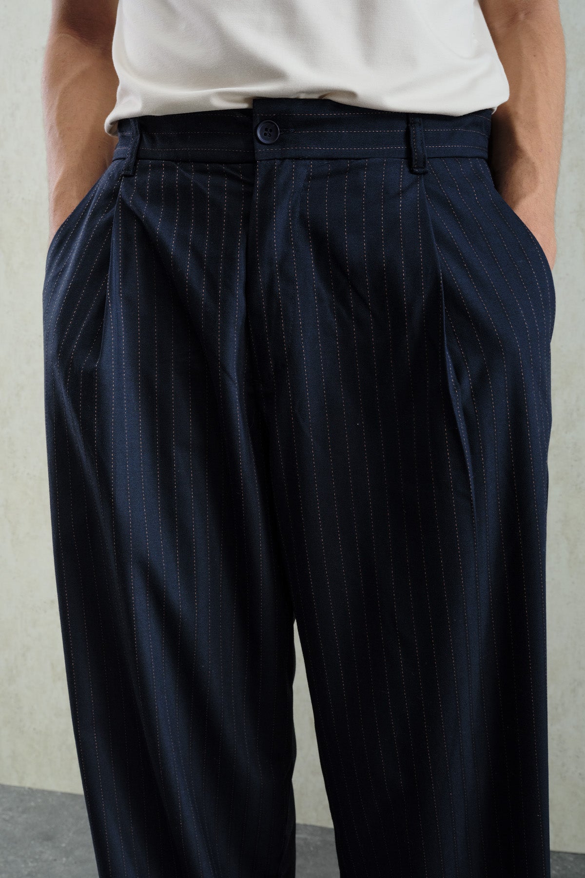 ÇİZGİLİ BALLOON FIT PANTOLON · 2