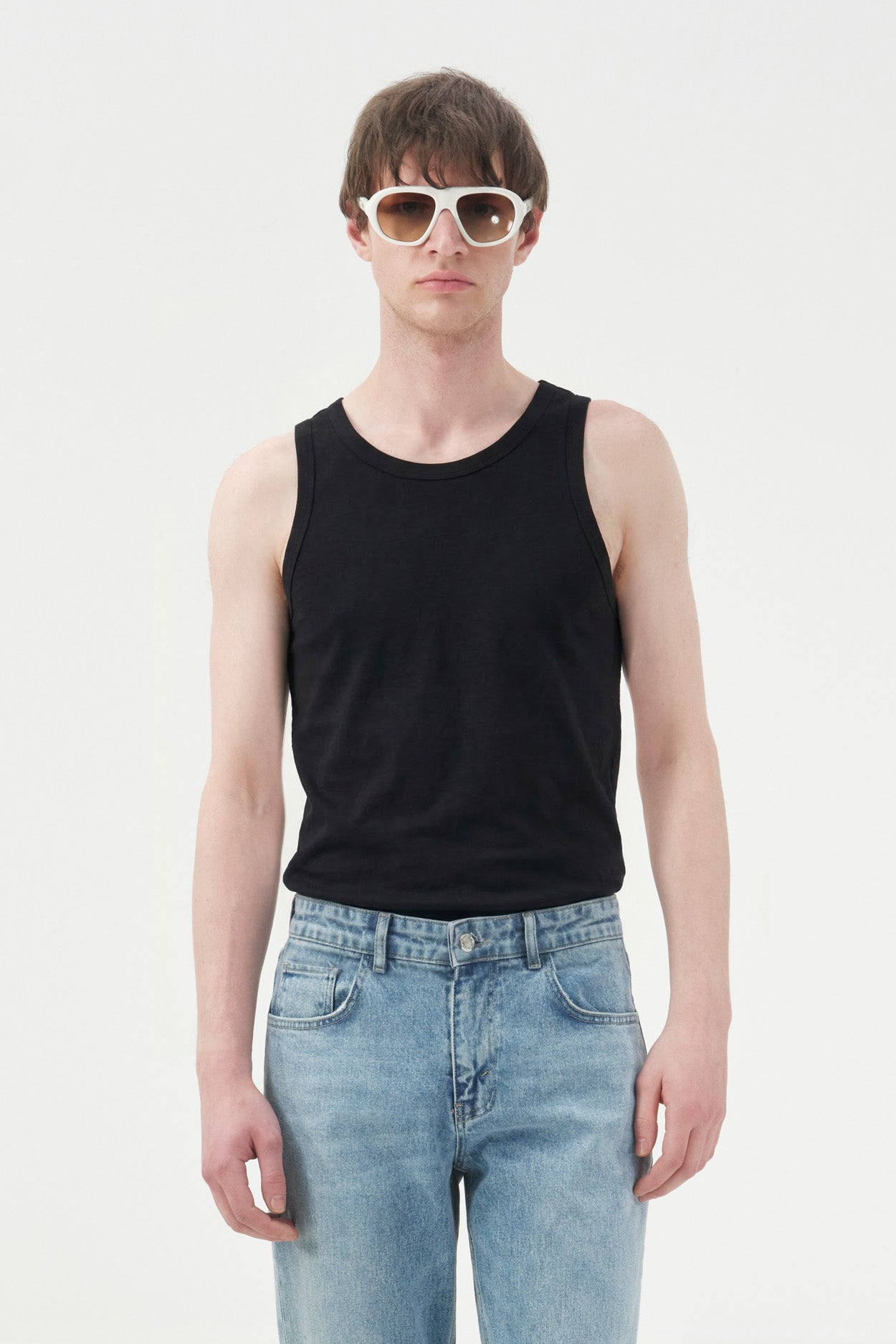 BASIC SLIM FIT SİYAH ATLET