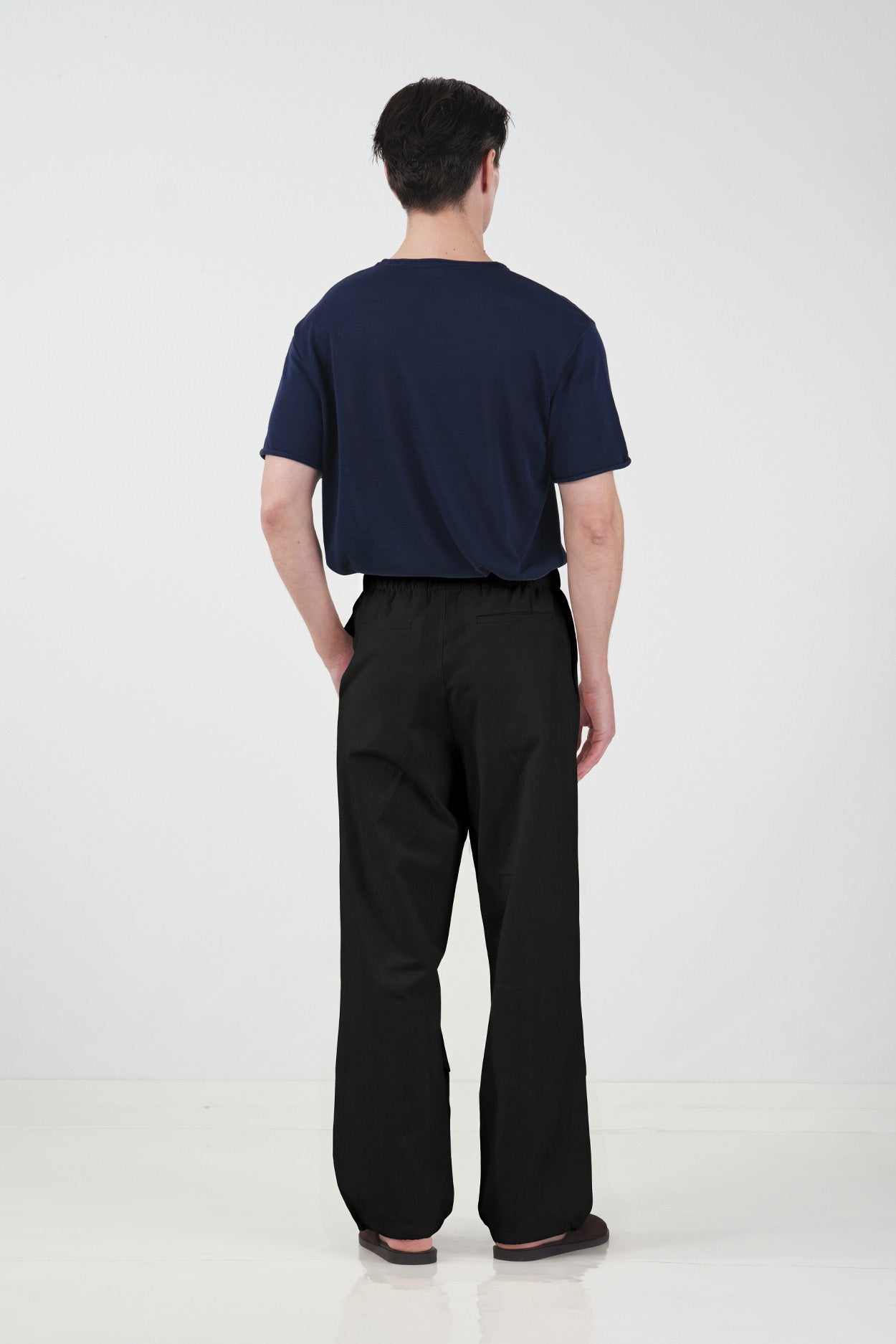 KETEN JOGGER SİYAH PANTOLON