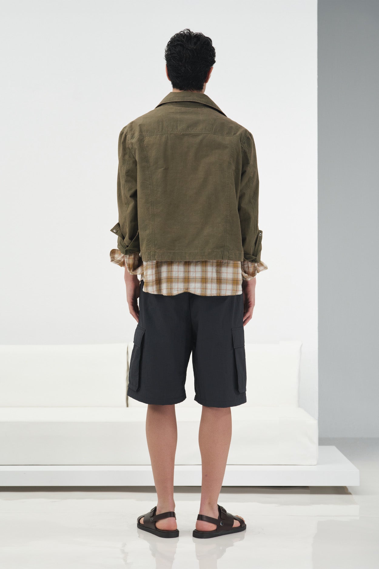 EFEKTLİ FERMUARLI HAKİ CEKET