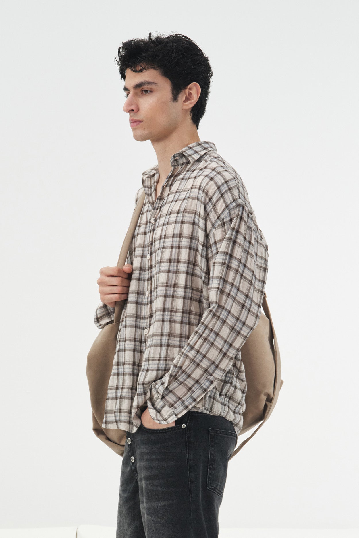 OVERSIZE EKOSE GÖMLEK