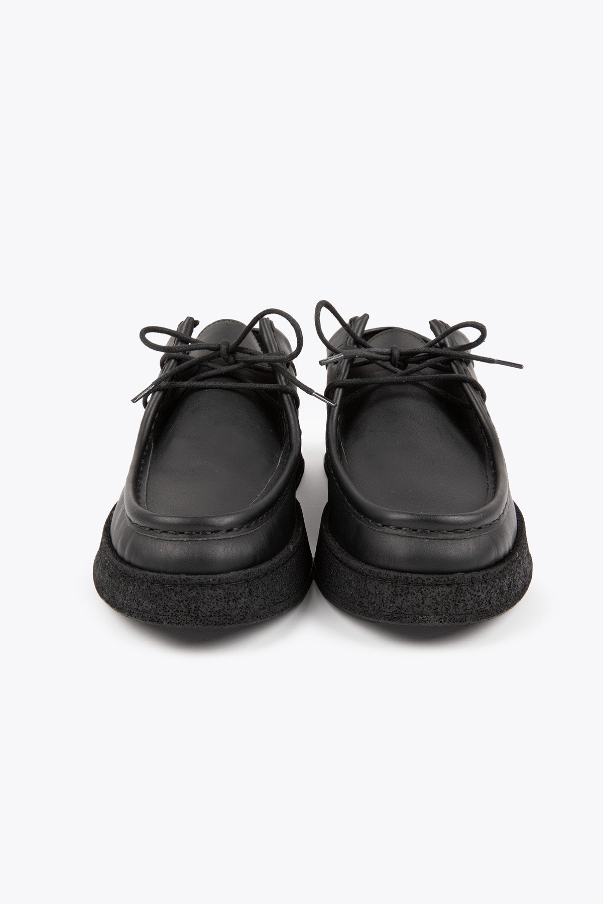 LEATHER SHOES - BLACK