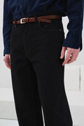 REGULAR FIT BLACK JEANS