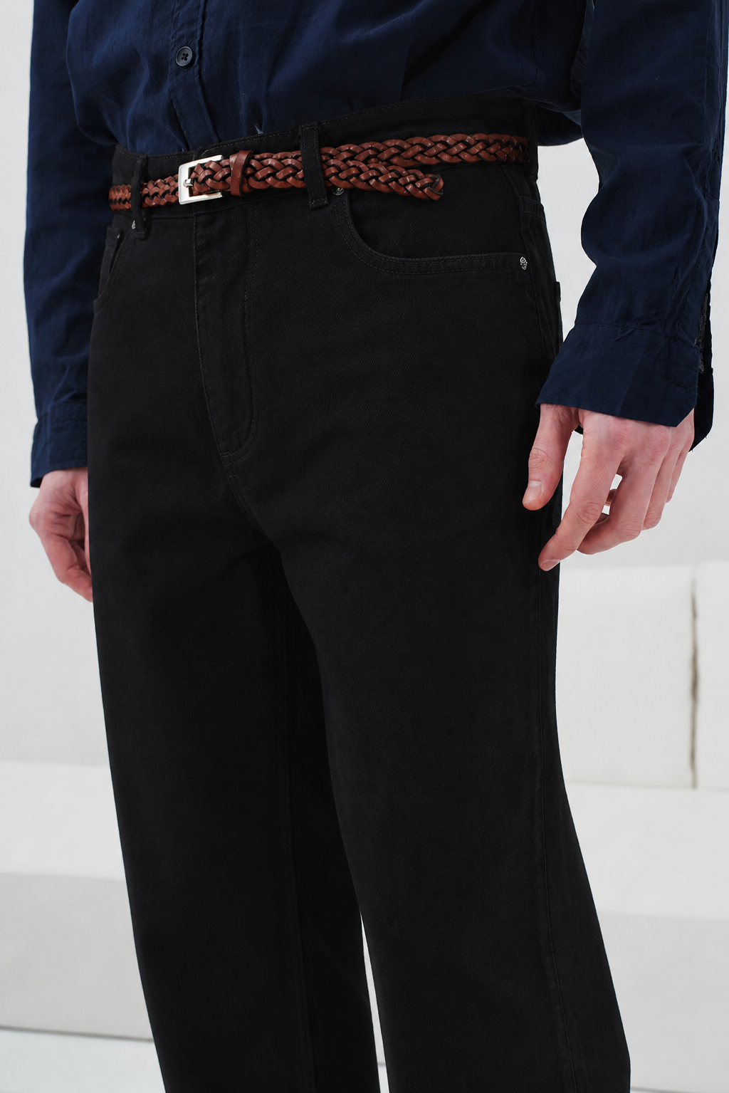REGULAR FIT SİYAH JEAN