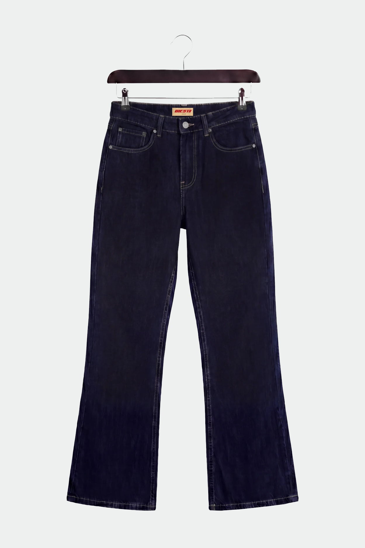 FLARE PAÇA LACİVERT JEAN