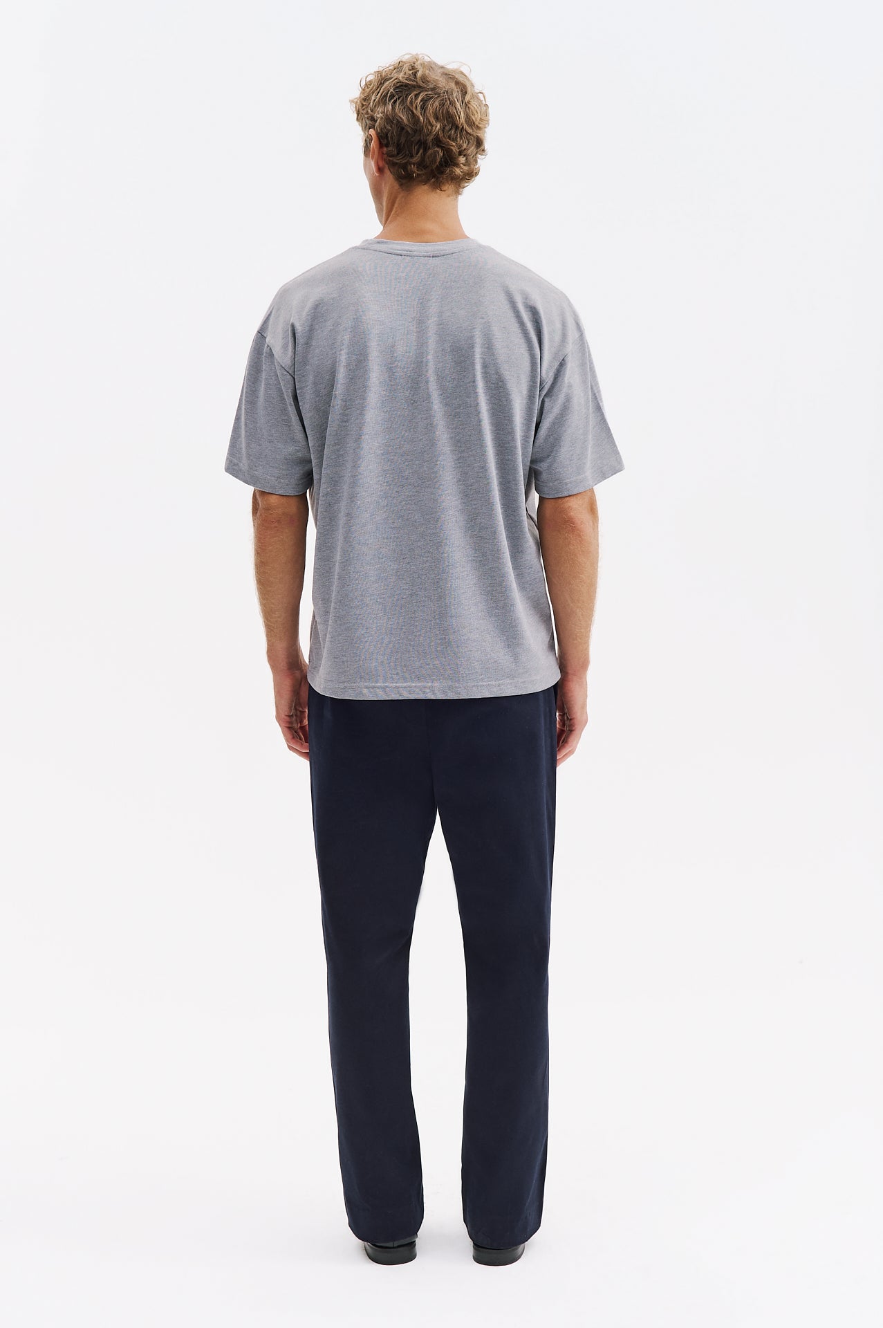 OVERSIZE KISA KOL GRİ T-SHIRT