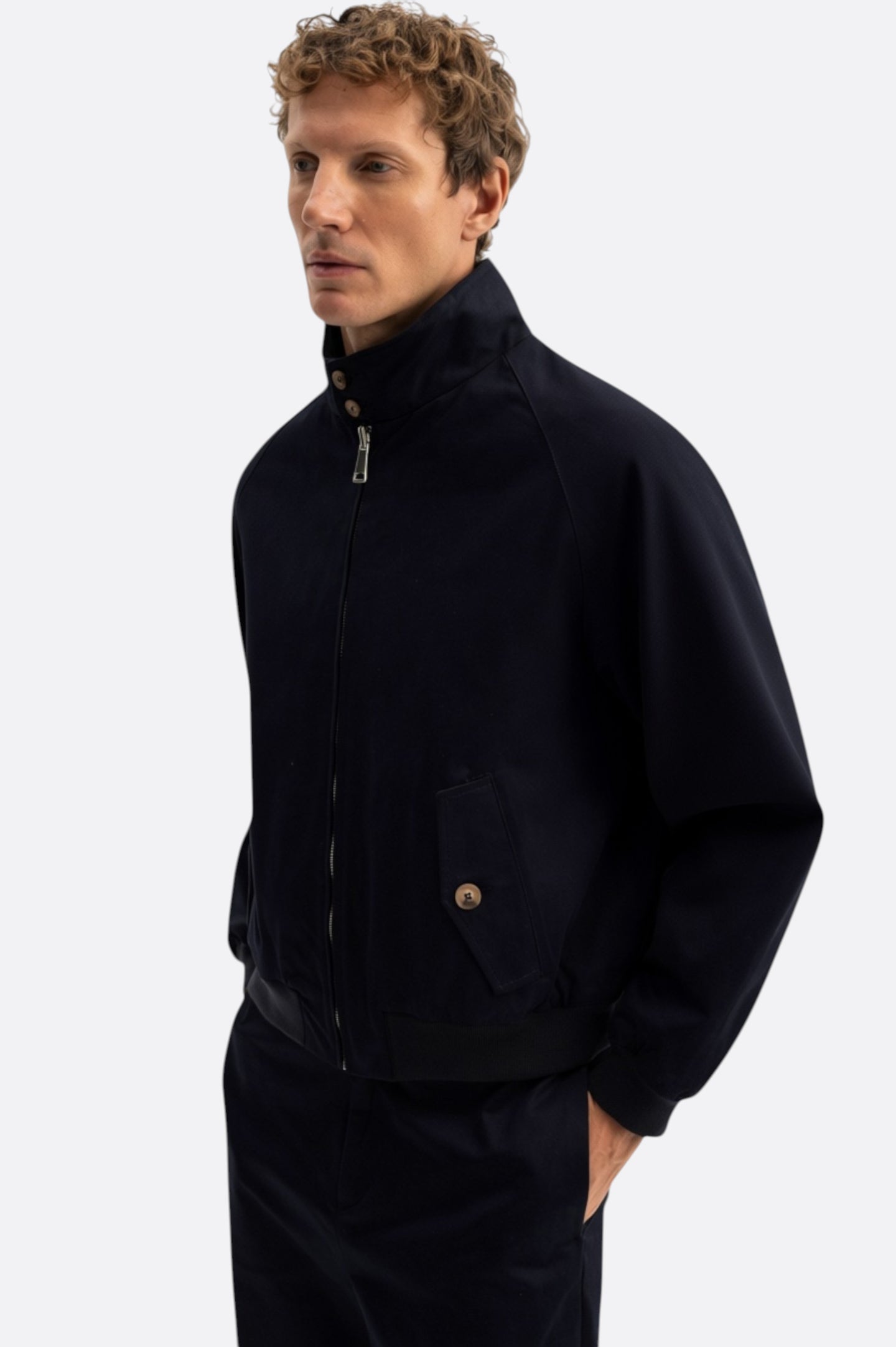 GABARDIN LACİVERT CEKET