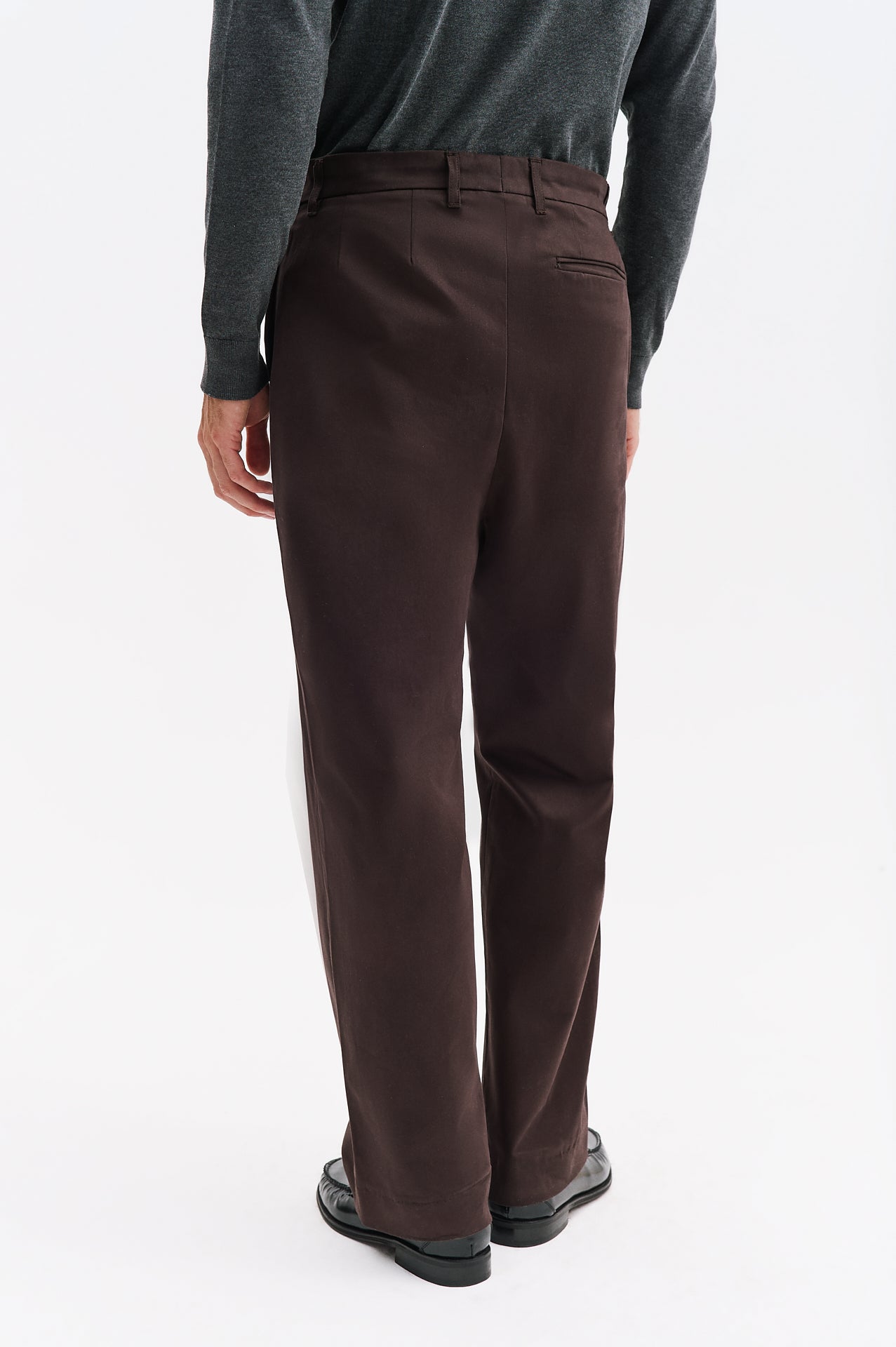 GABARDIN CHINO KAHVERENGİ PANTOLON