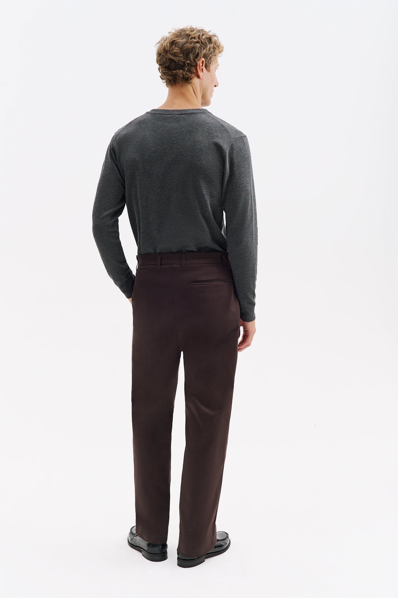 GABARDIN CHINO KAHVERENGİ PANTOLON
