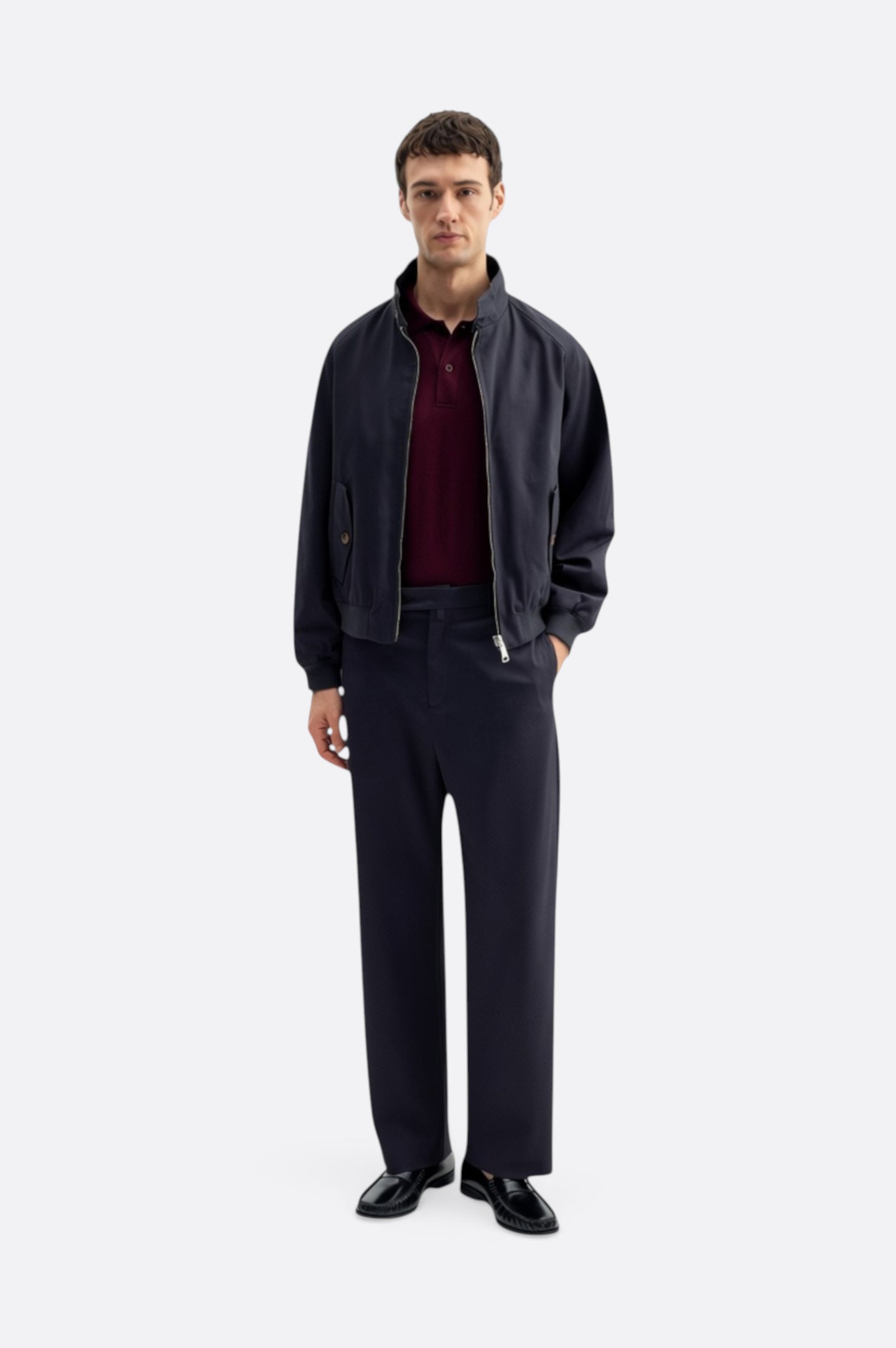 GABARDINE CHARCOAL JACKET