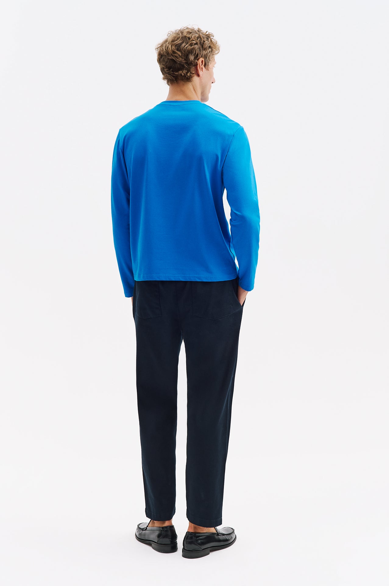 LONG SLEEVE REGULAR FIT SAXE T-SHIRT
