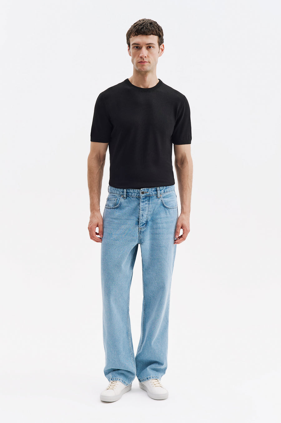 REGULAR FIT LIGHT BLUE JEANS