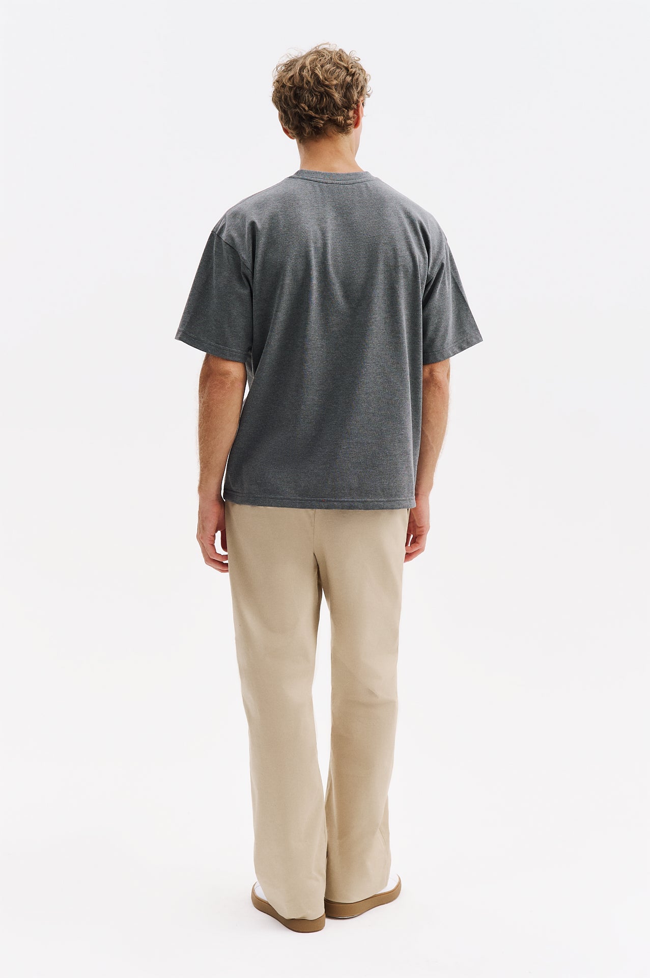 OVERSIZE KISA KOL ANTRASİT T-SHIRT