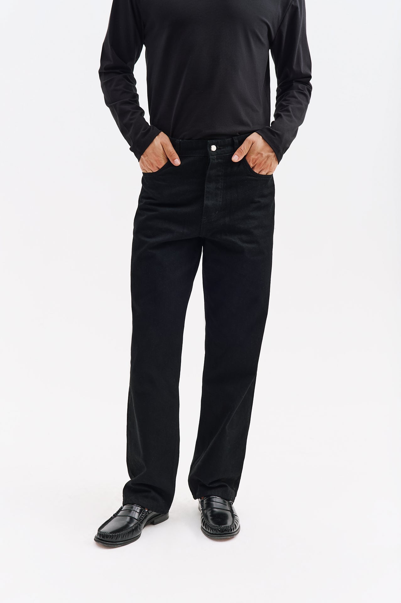 REGULAR FIT SİYAH JEAN