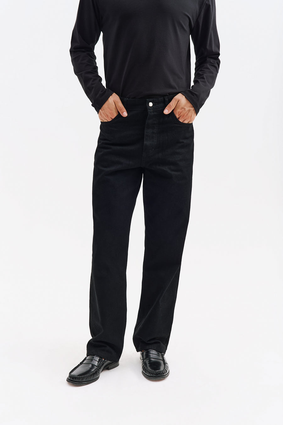 REGULAR FIT SİYAH JEAN