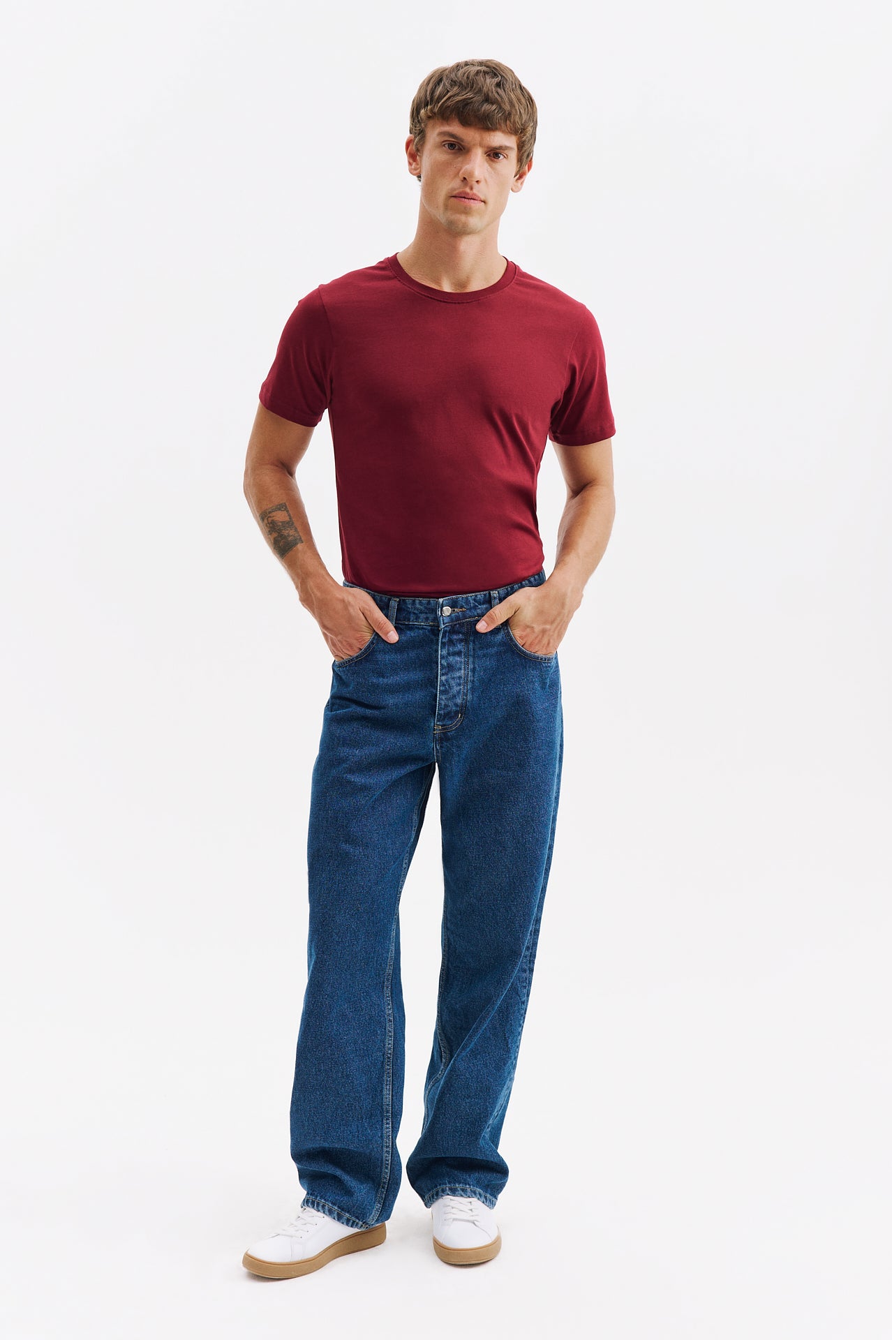 REGULAR FIT BLUE JEANS