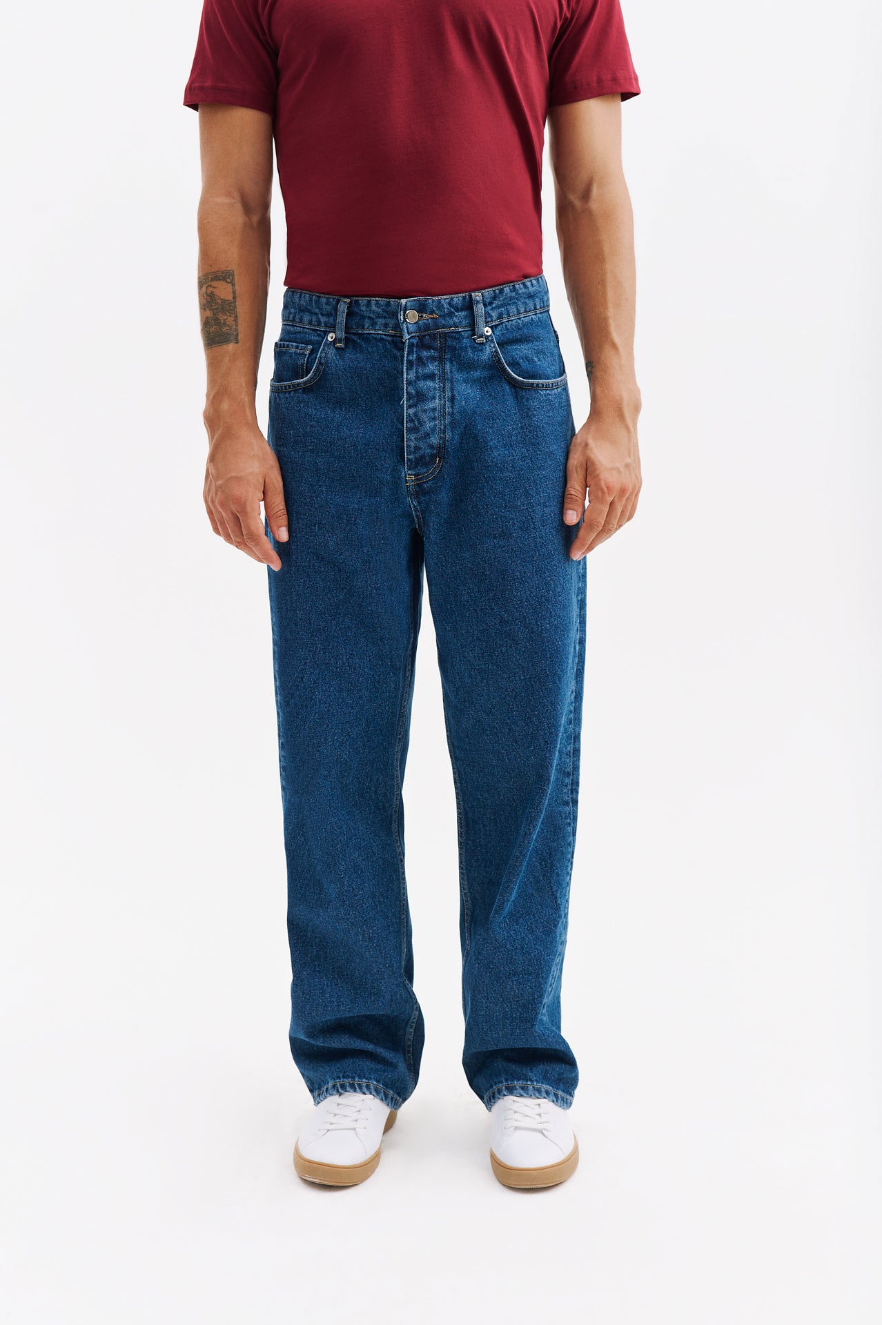 REGULAR FIT BLUE JEANS