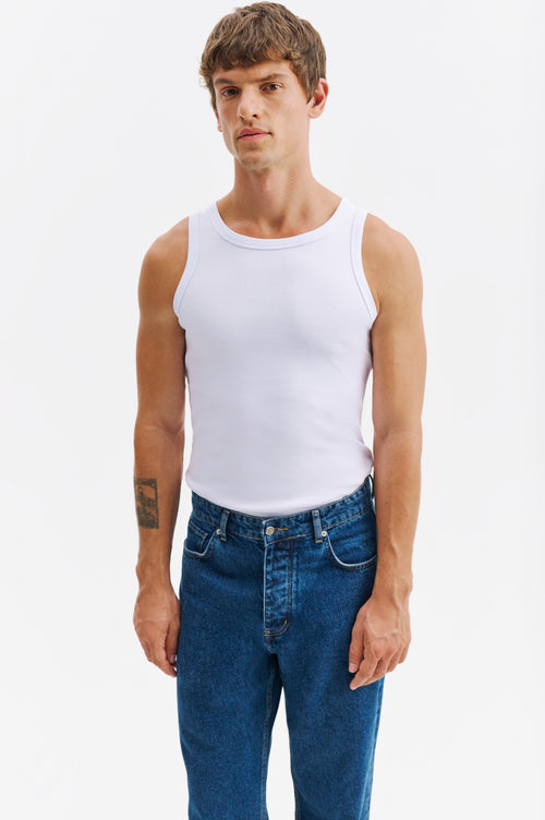 BASIC WHITE TANK TOP - 3