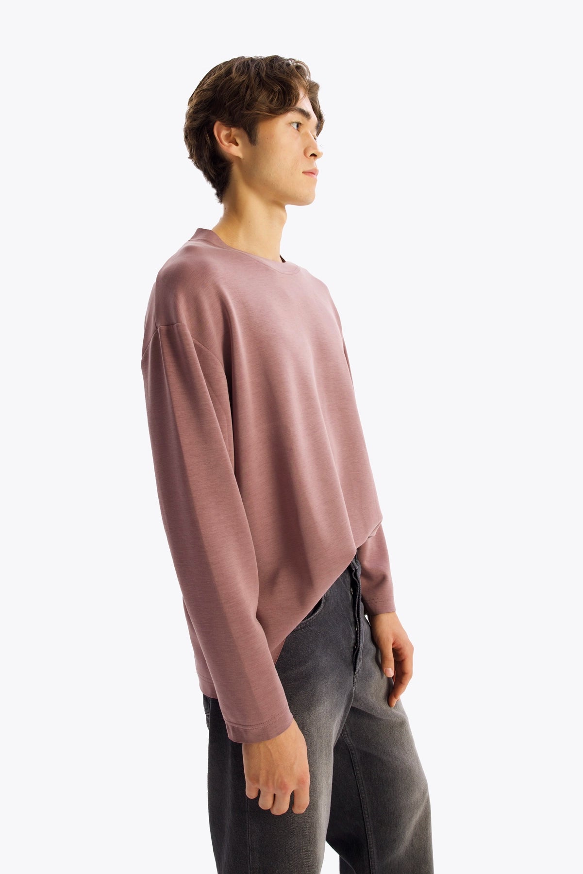 DÖKÜMLÜ T-SHIRT - VİZON - T-SHIRT