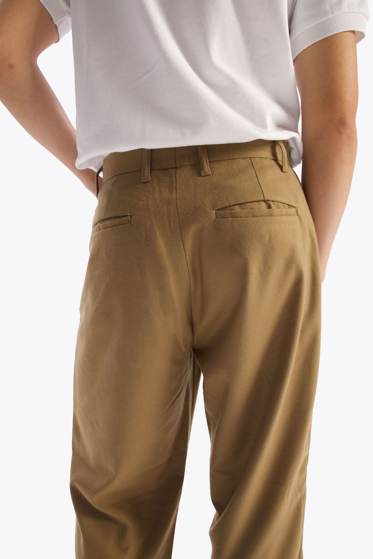 PİLİLİ YÜNLÜ PANTOLON - TABA - PANTOLON