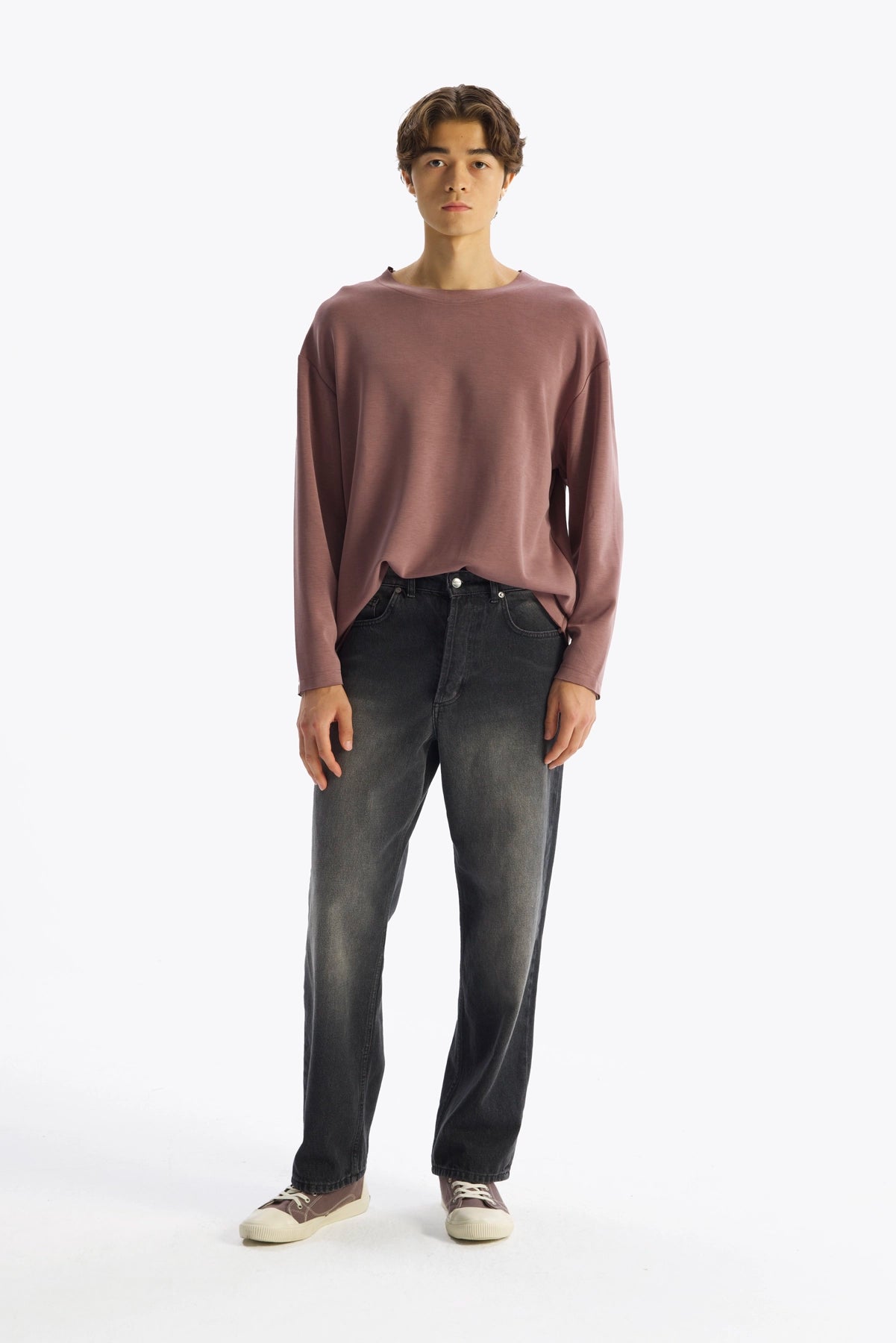 DÖKÜMLÜ T-SHIRT - VİZON - T-SHIRT