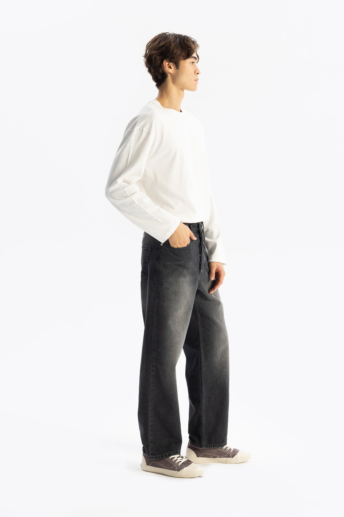 REGULAR FİT JEAN - SİYAH - JEAN