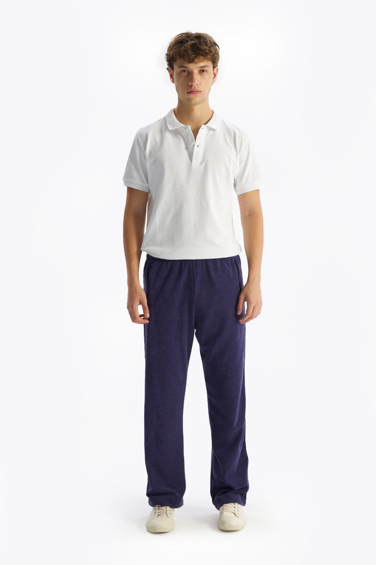 TOWEL TROUSERS - NAVY