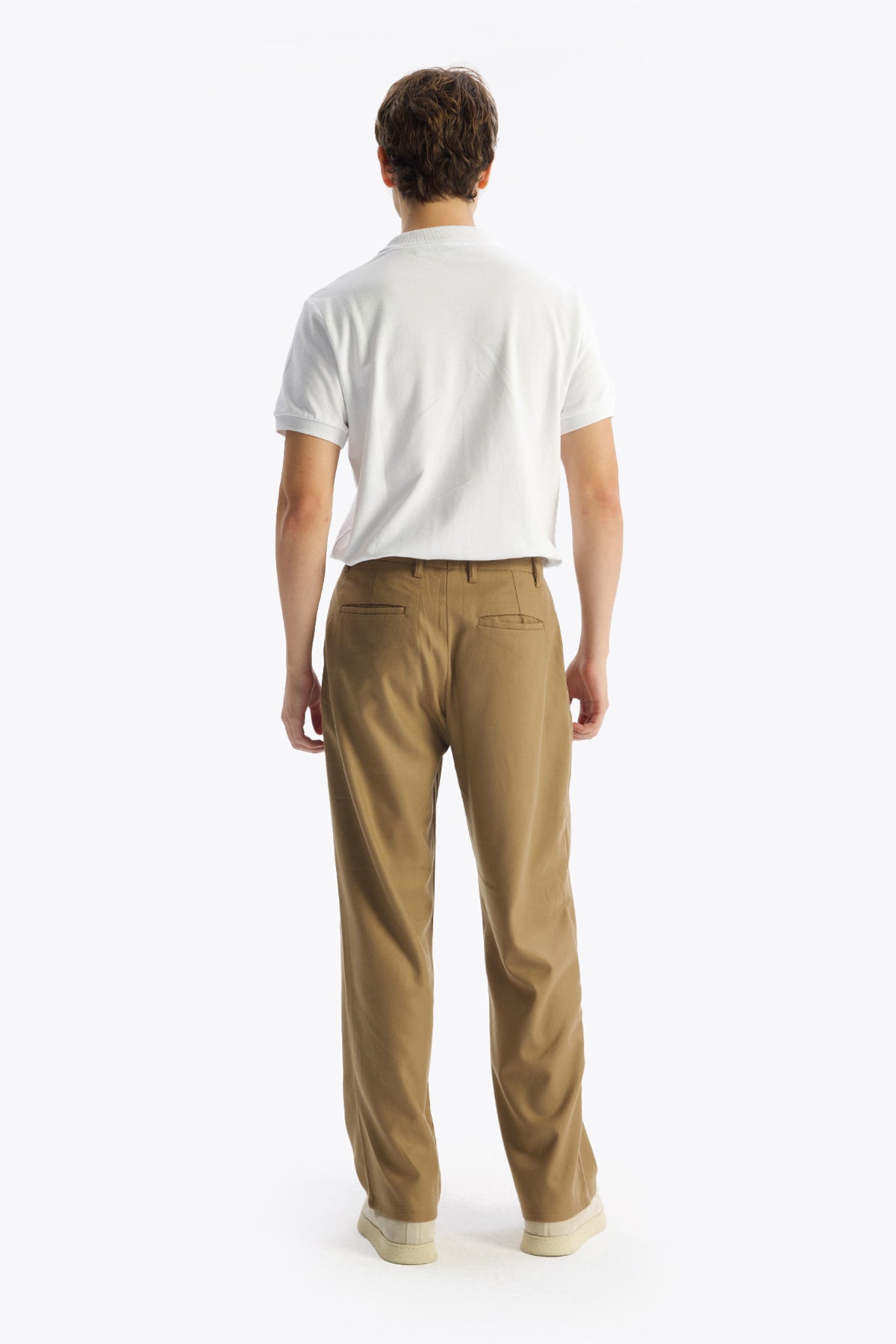 PİLİLİ YÜNLÜ PANTOLON - TABA - PANTOLON