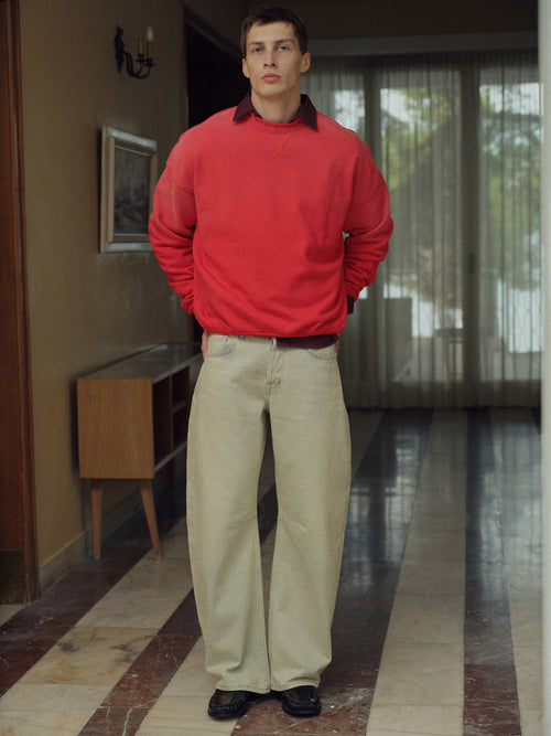 EFFECT BARREL FIT AÇIK BLUE JEANS - 1