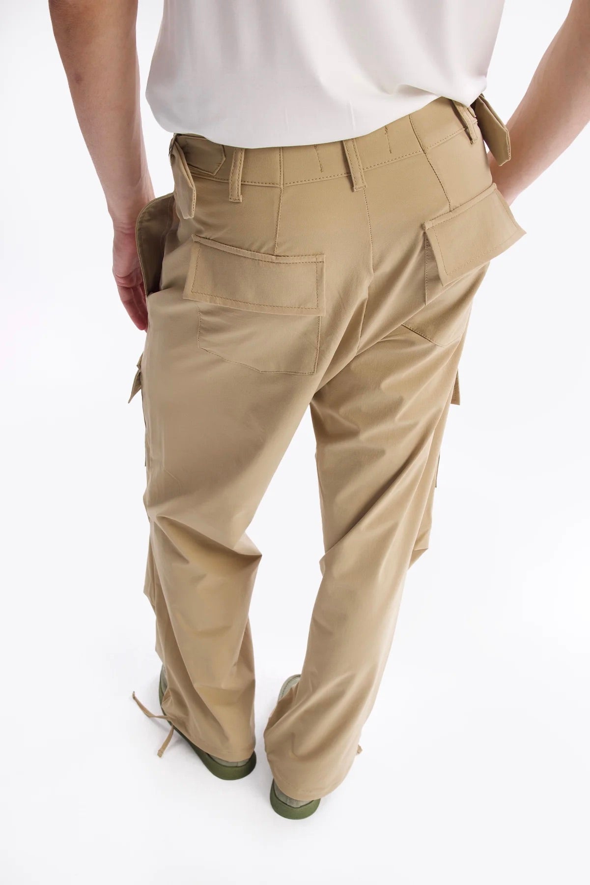 PARAŞÜT KARGO PANTOLON - BEJ - PANTOLON