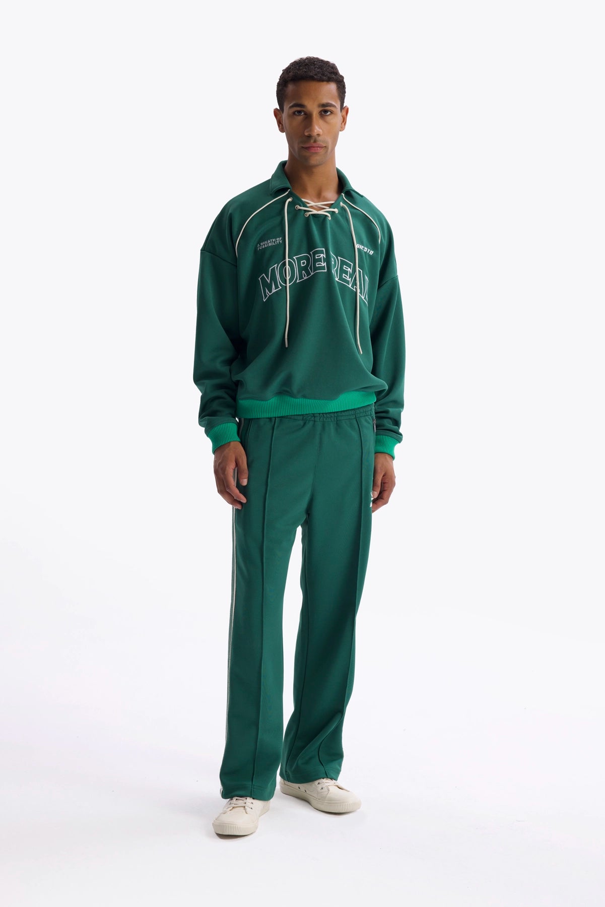 BAĞCIKLI SWEATSHIRT - YEŞİL - SWEATSHIRT