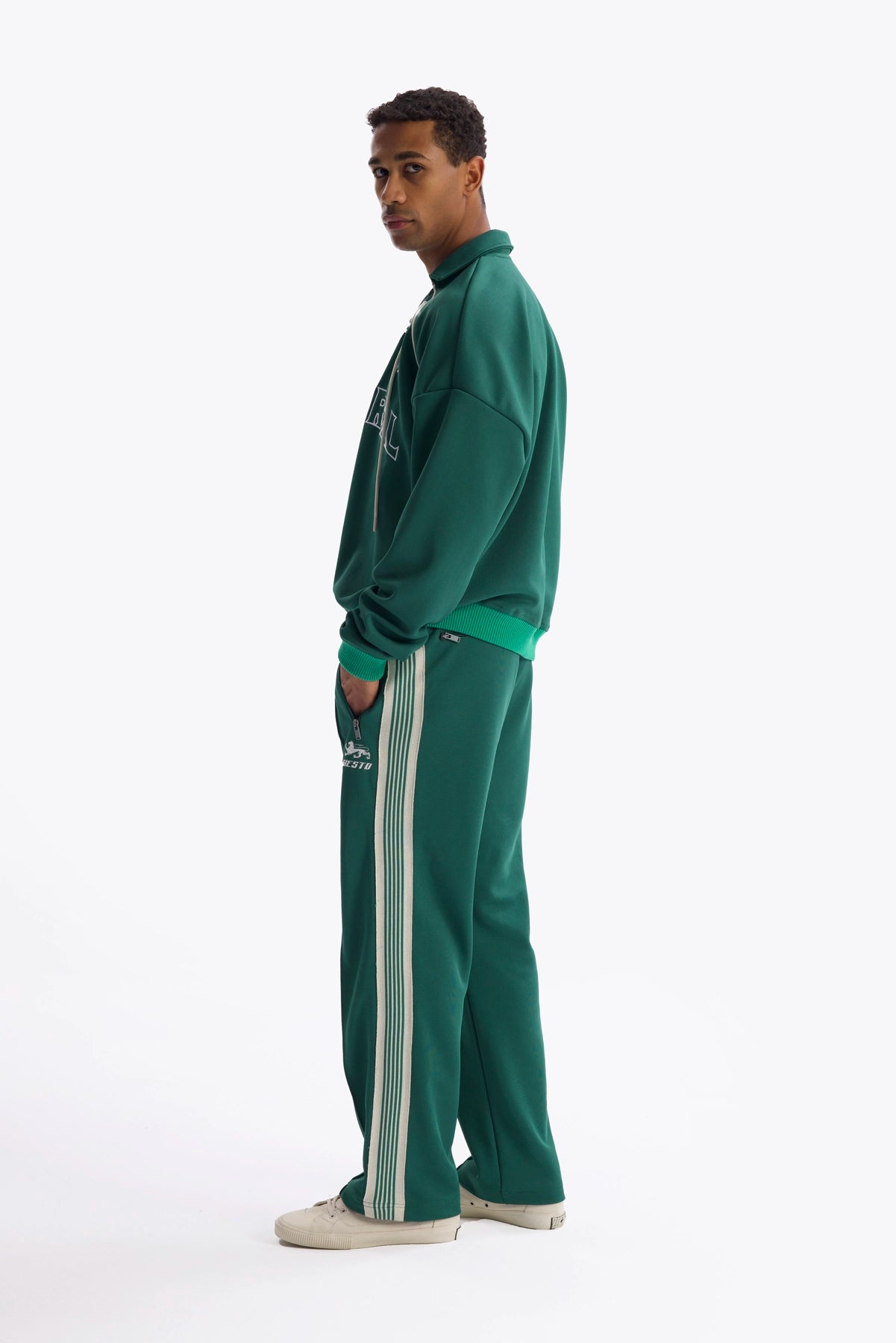 BAĞCIKLI SWEATSHIRT - YEŞİL - SWEATSHIRT