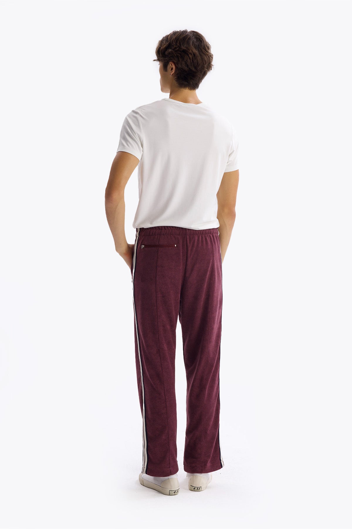 HAVLU PANTOLON - BORDO - PANTOLON