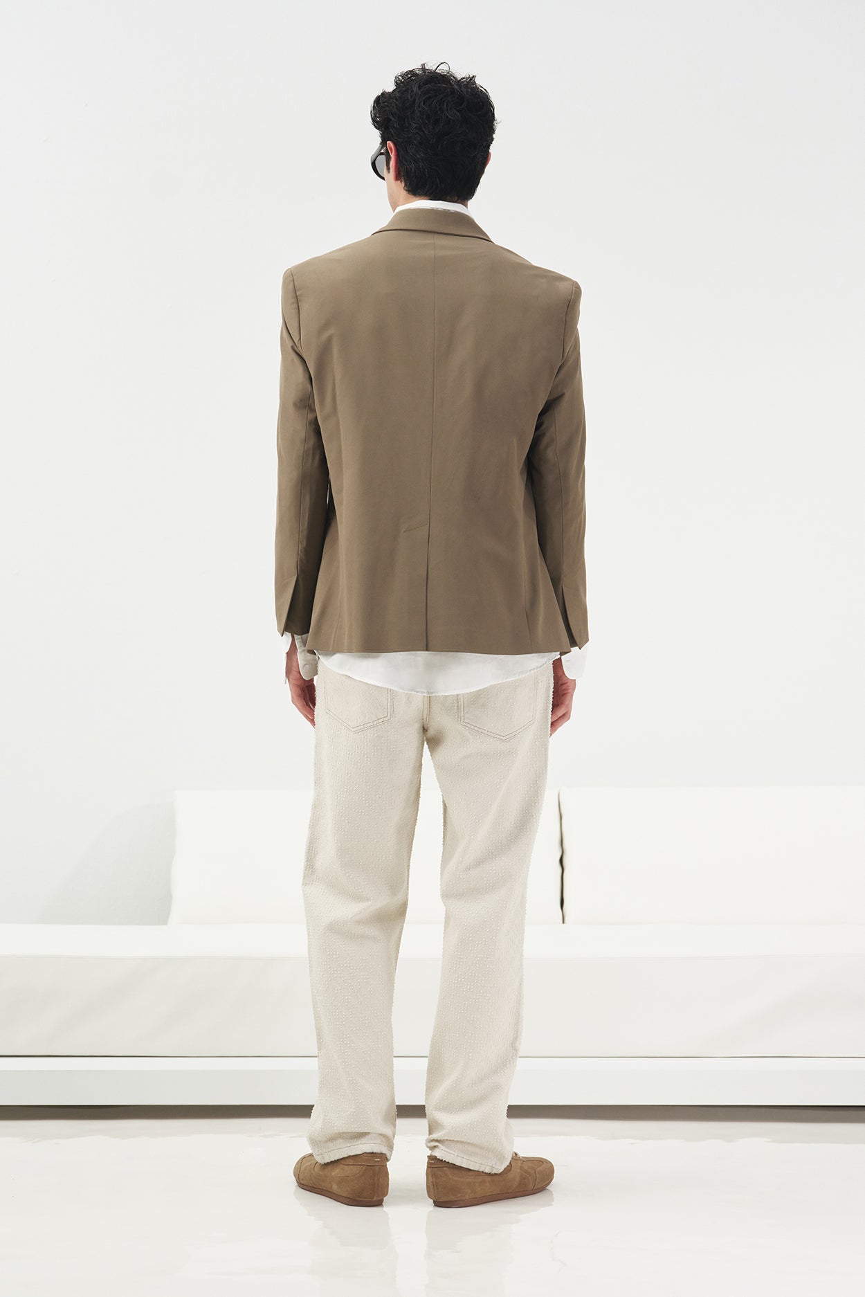 CLASSIC REGULAR FIT TAN JACKET